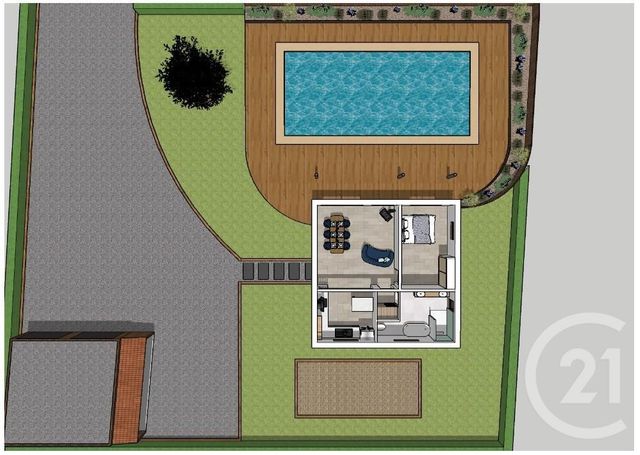 maison à vendre - 2 pièces - 40.0 m2 - HOURTIN - 33 - AQUITAINE - Century 21 Agence Biran