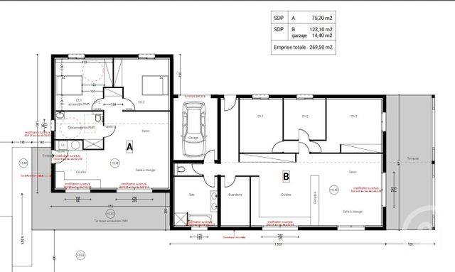 maison à vendre - 7 pièces - 198.3 m2 - ST LAURENT MEDOC - 33 - AQUITAINE - Century 21 Agence Biran